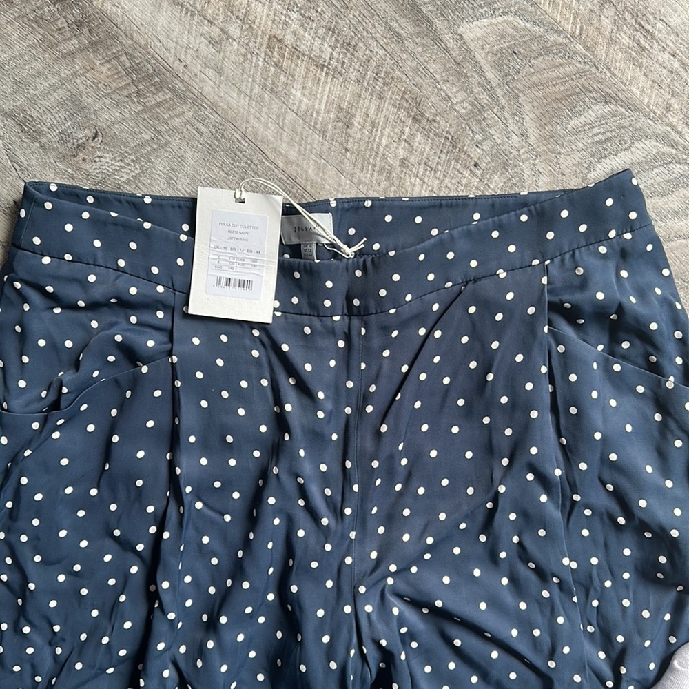 Jigsaw polka dot culottes - Picture 3 of 7
